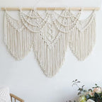 Macrame Wall Art 43.31 × 31.5 Inch | Kelmera