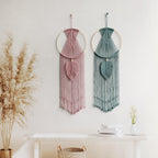 Macrame Wall Art Blue Yellow | Kelmera