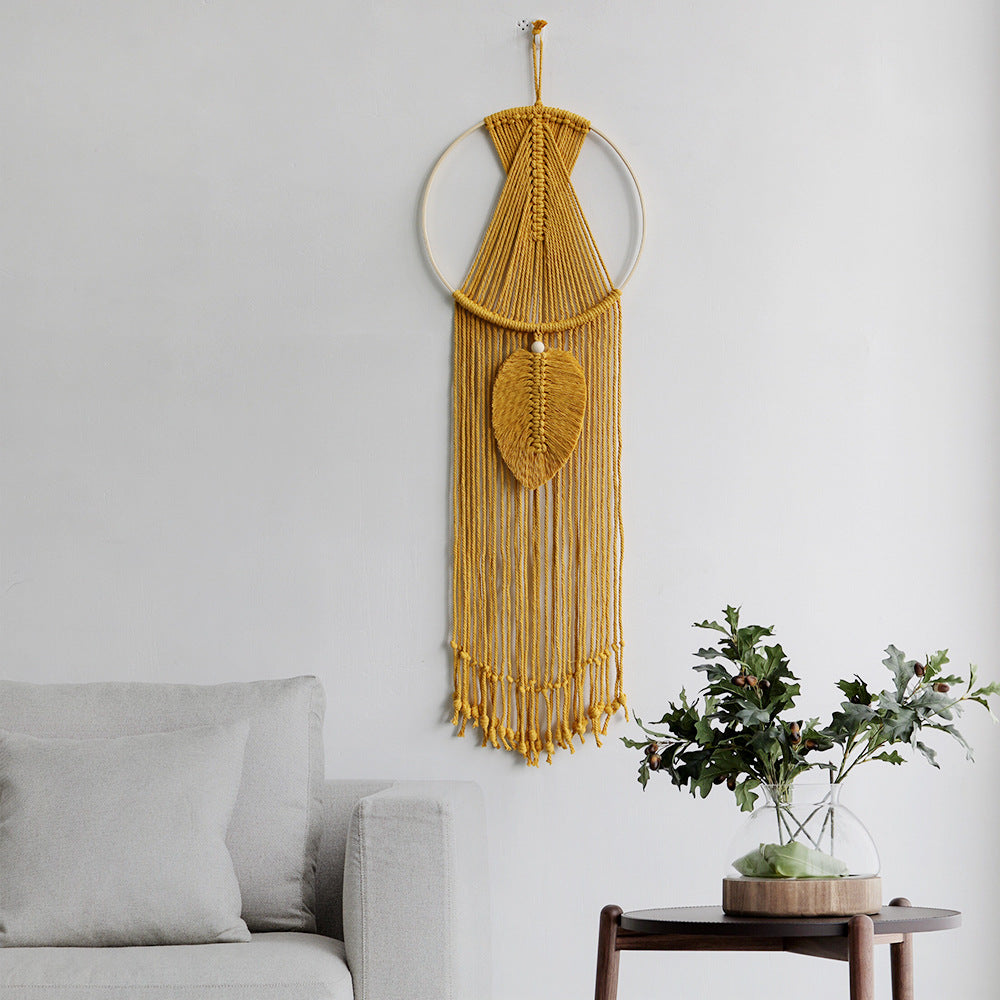 Macrame Wall Art Blue Yellow | Kelmera