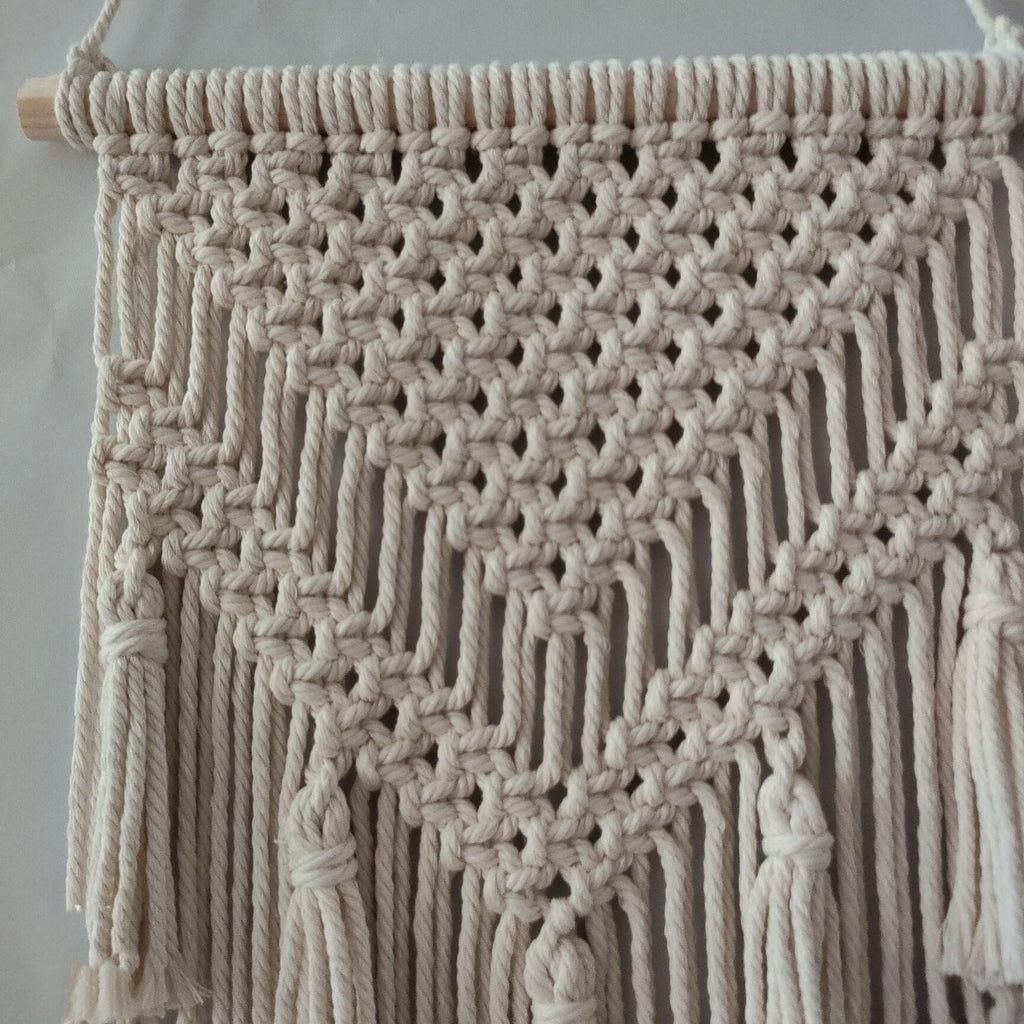 Macrame Wall Art Off White | Kelmera
