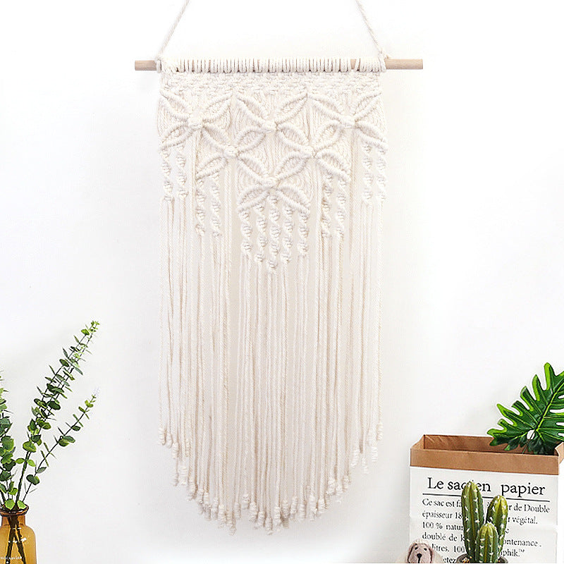 Macrame Wall Art Red White | Kelmera