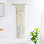 Macrame Wall Art Red White | Kelmera