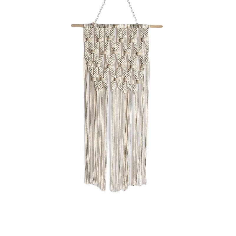 Macrame Wall Art Red White | Kelmera