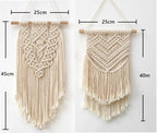 Macrame Wall Art Red White | Kelmera