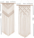 Macrame Wall Art Red White | Kelmera
