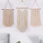 Macrame Wall Art Red White | Kelmera