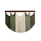 Macrame Wall Art Sky Blue Light Gray | Kelmera