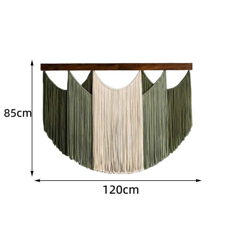 Macrame Wall Art Sky Blue Light Gray | Kelmera