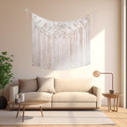 Macrame Wall Decor Cream | Kelmera
