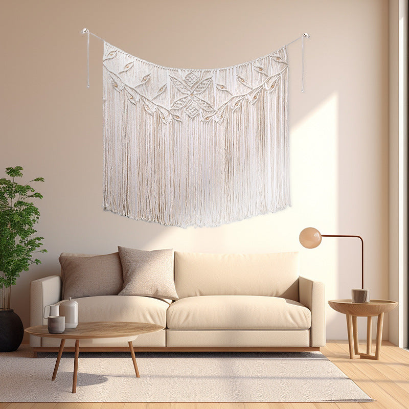 Macrame Wall Decor Cream | Kelmera