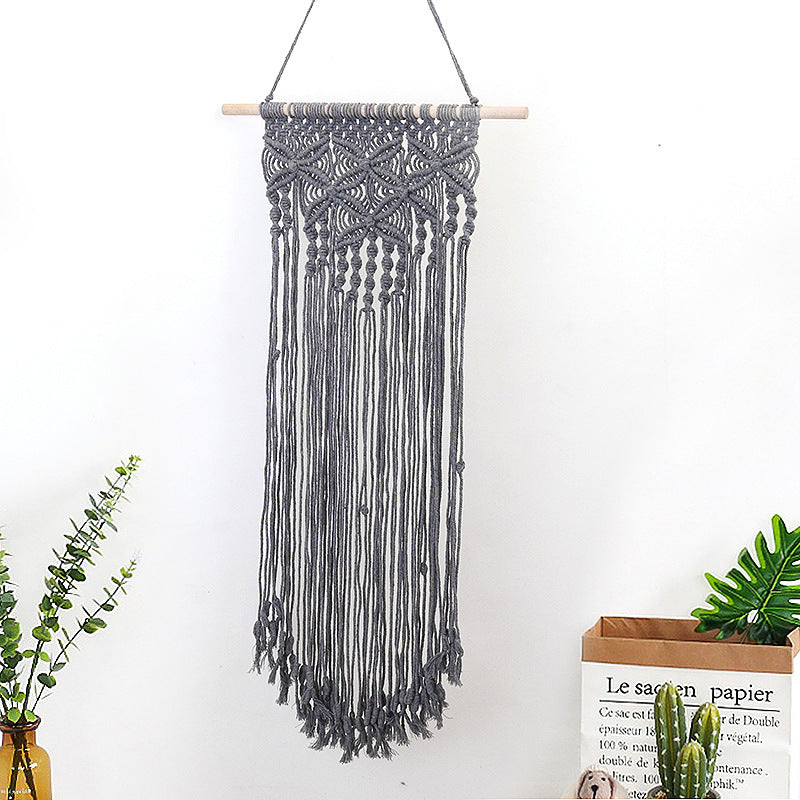 Macrame Wall Decor with Artistic Embellishments | Kelmera