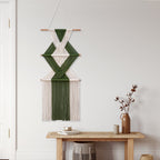 Macrame Wall Decor with Geometric Pattern | Kelmera