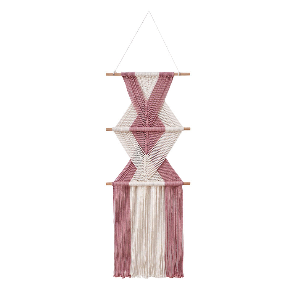 Macrame Wall Decor with Geometric Pattern | Kelmera