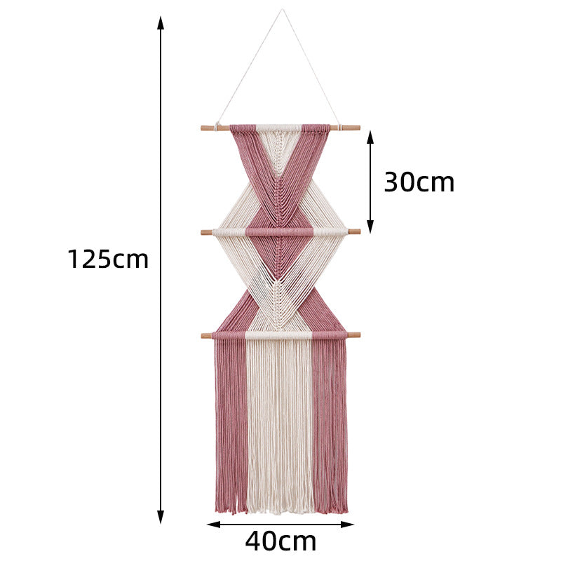 Macrame Wall Decor with Geometric Pattern | Kelmera