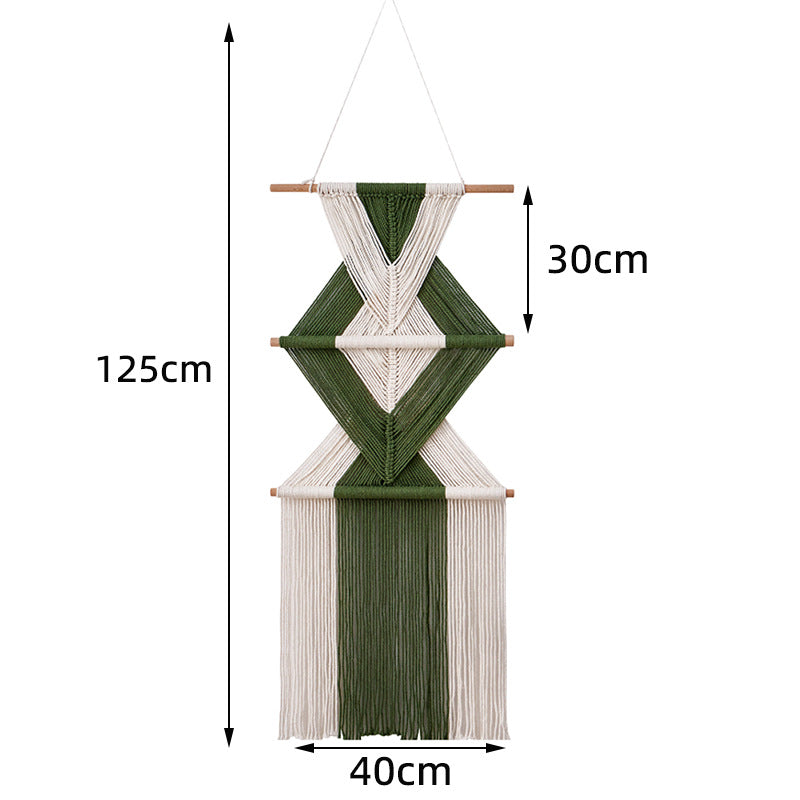 Macrame Wall Decor with Geometric Pattern | Kelmera
