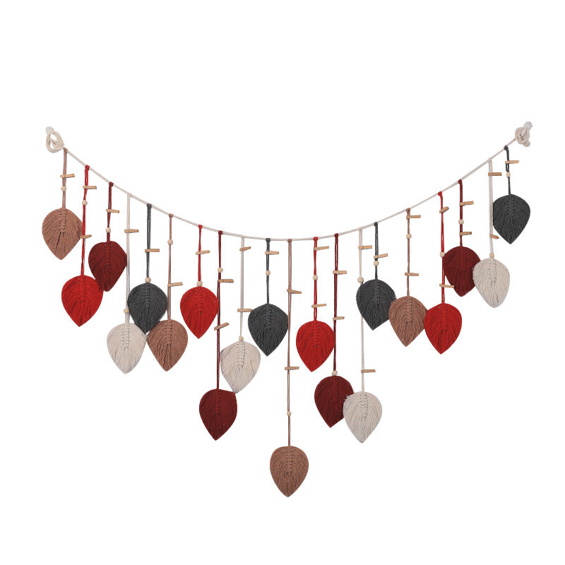 Macrame Wall Decor with Leaf Design | Kelmera