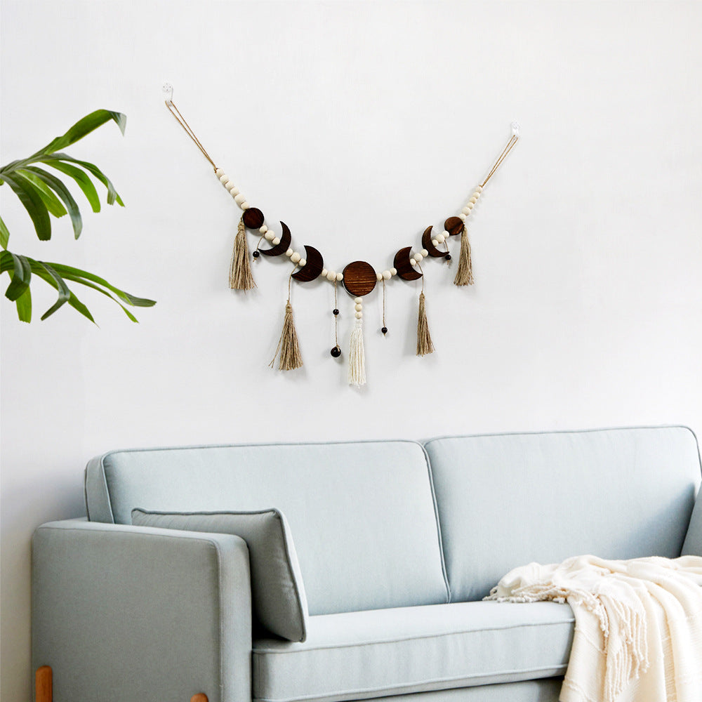 Macrame Wall Decor with Moon Motif | Kelmera