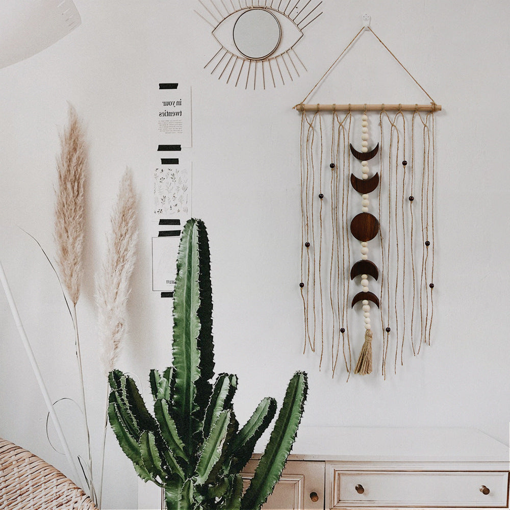 Macrame Wall Decor with Moon Motif | Kelmera
