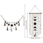 Macrame Wall Decor with Moon Motif | Kelmera