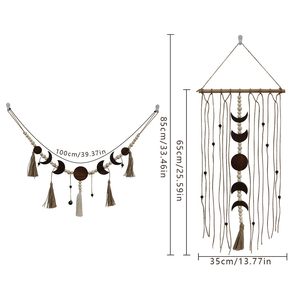 Macrame Wall Decor with Moon Motif | Kelmera