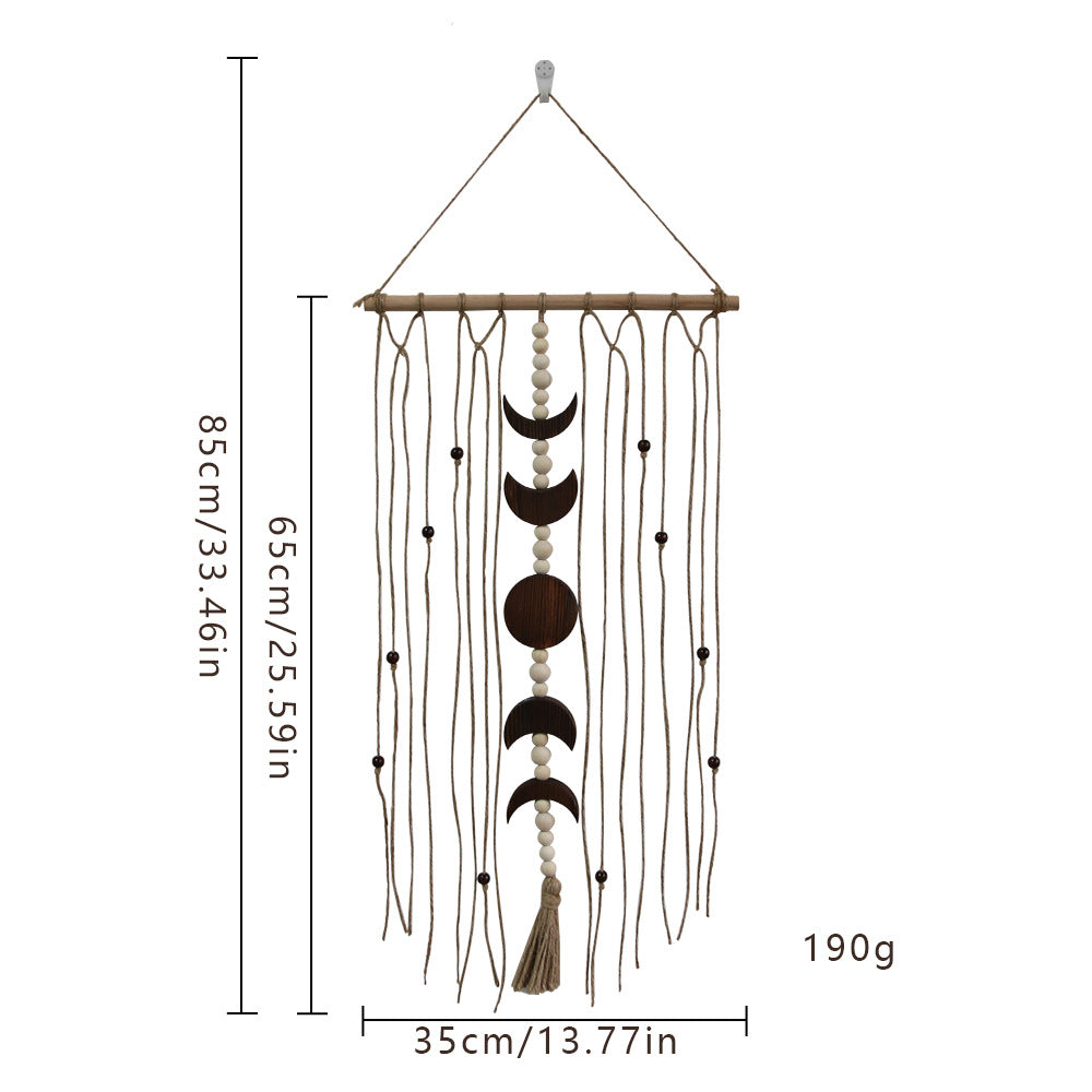 Macrame Wall Decor with Moon Motif | Kelmera