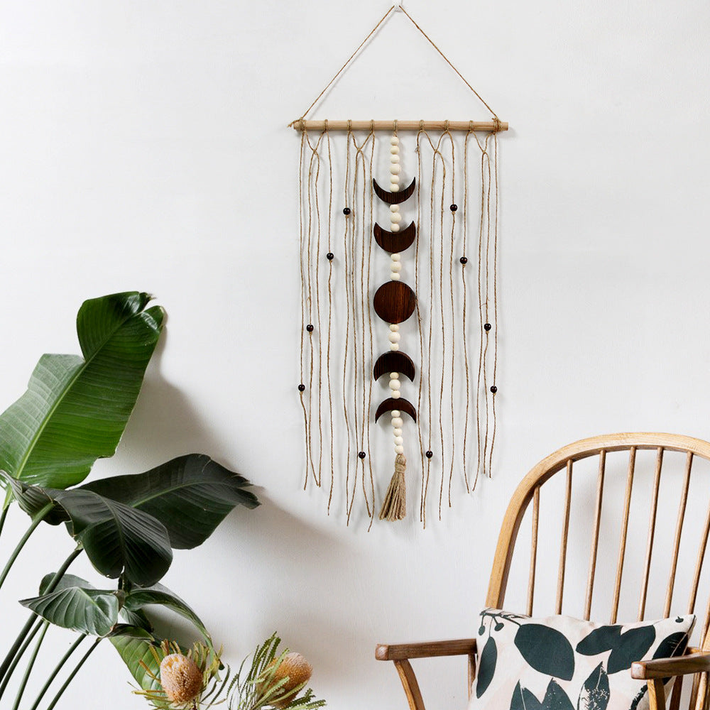 Macrame Wall Decor with Moon Motif | Kelmera