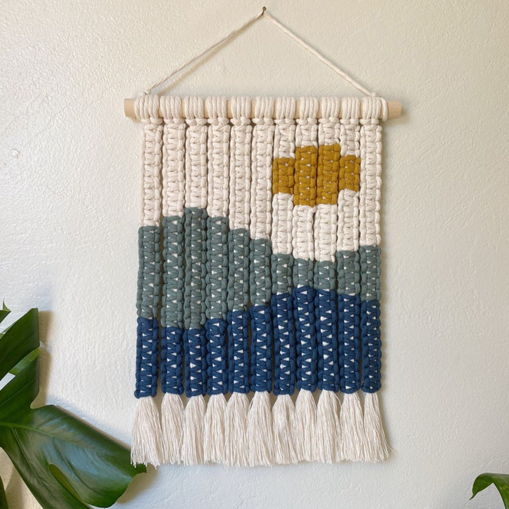 Macrame Wall Decor with Stylish Geometric Pattern | Kelmera