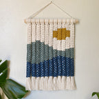 Macrame Wall Decor with Stylish Geometric Pattern | Kelmera