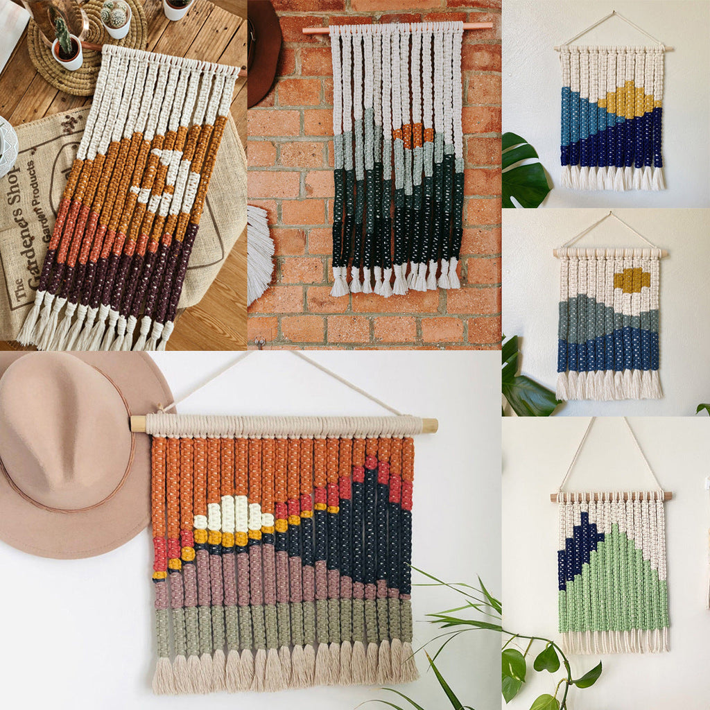Macrame Wall Decor with Stylish Geometric Pattern | Kelmera