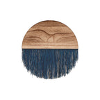 Macrame Wall Decor with Wooden Base | Kelmera