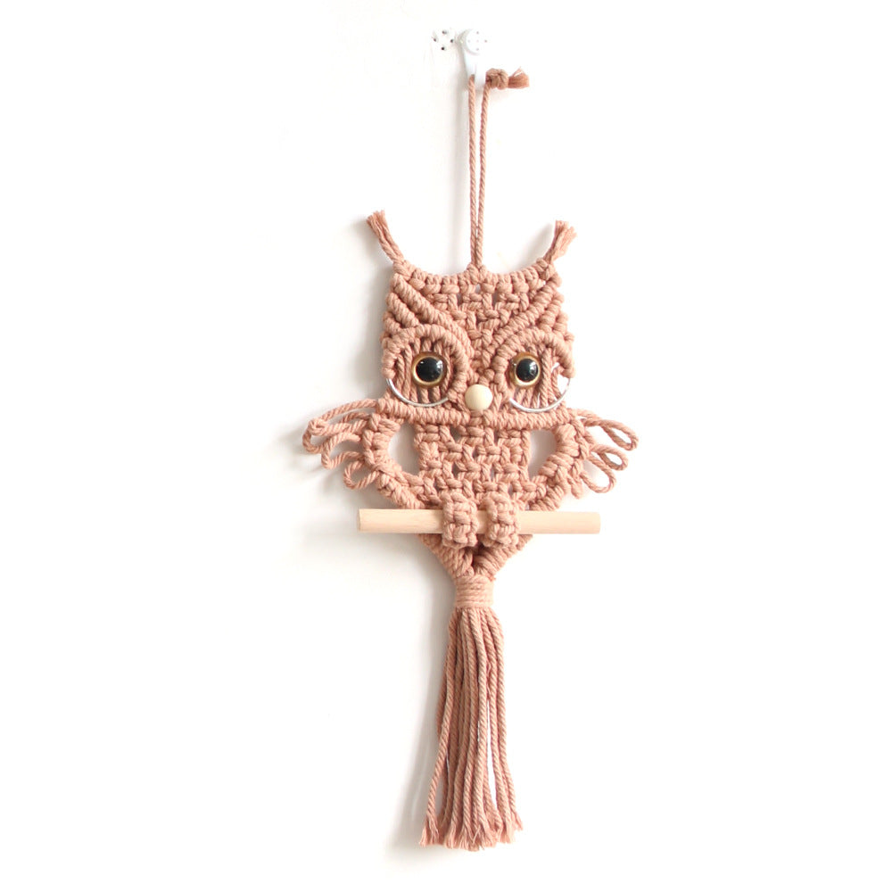Macrame Wall Decoration Green Beige | Kelmera