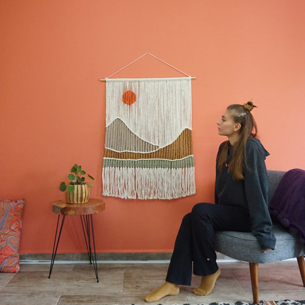 Macrame Wall Decoration Model Aj5P | Kelmera