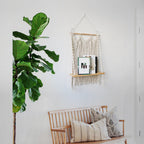 Macrame Wall Decoration Size Beige Red | Kelmera