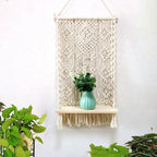 Macrame Wall Decoration Size Beige Red | Kelmera