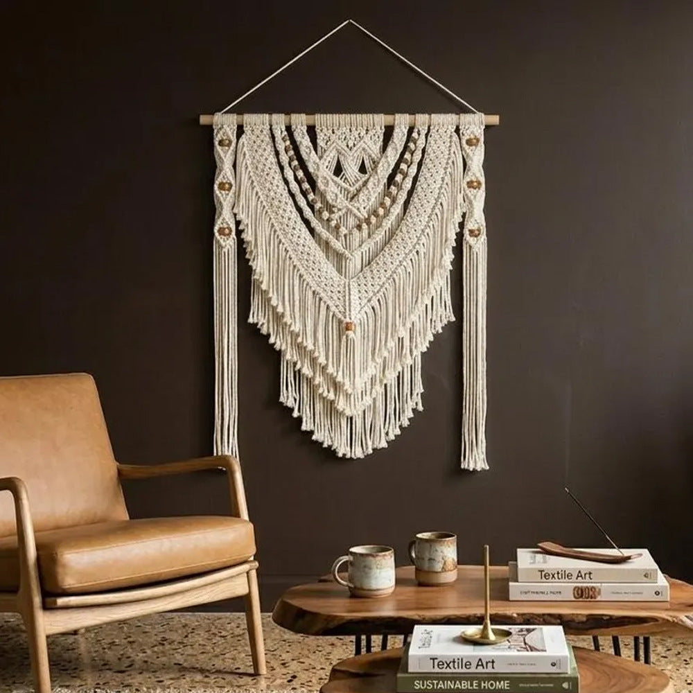 Macrame Wall Decoration with Creative Fringes | Kelmera