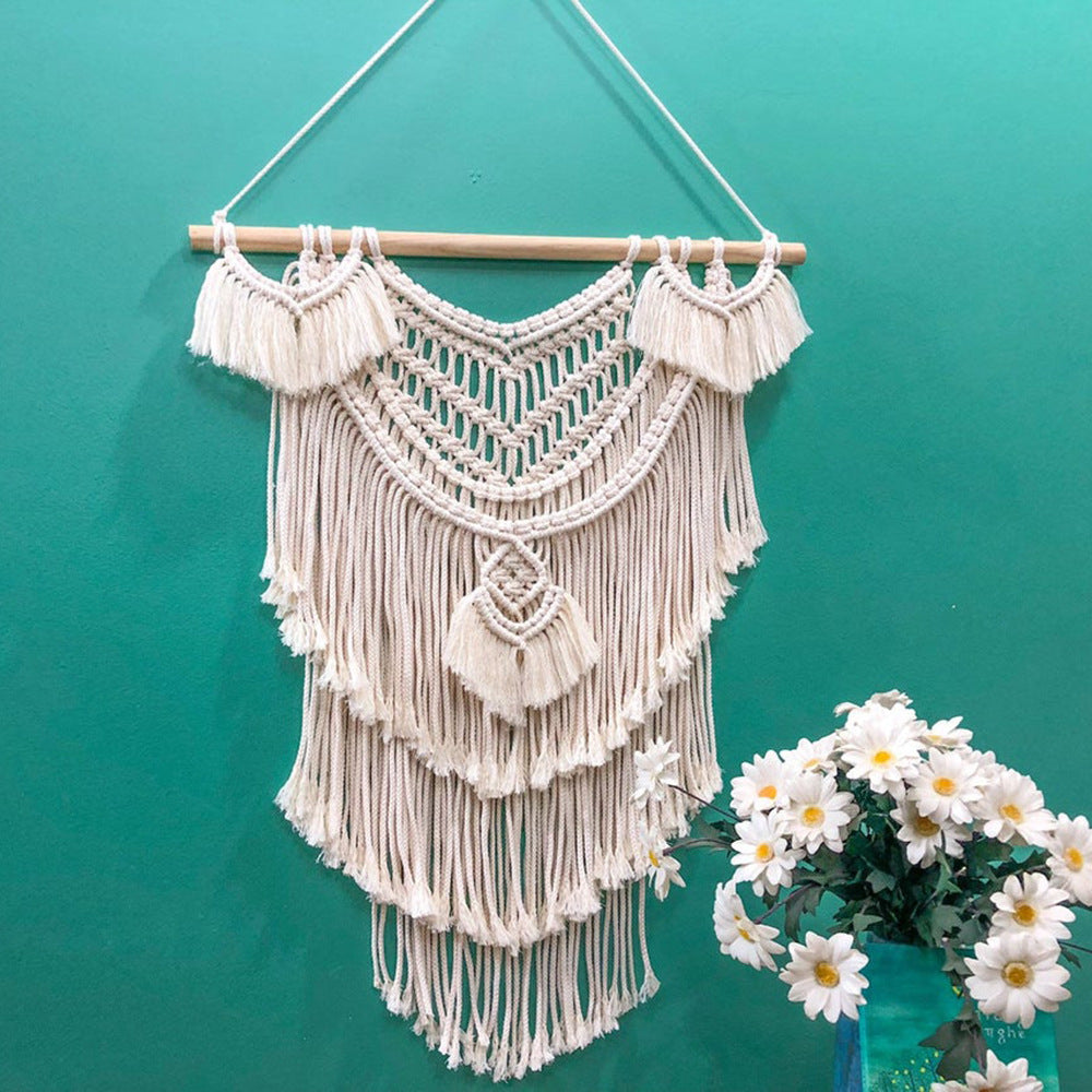 Macrame Wall Decoration with Creative Fringes | Kelmera