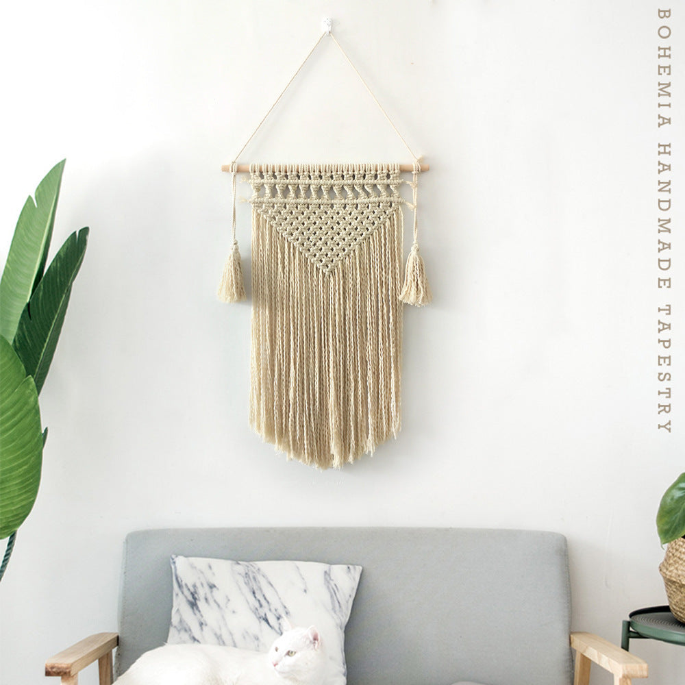 Macrame Wall Decoration with Creative Fringes | Kelmera
