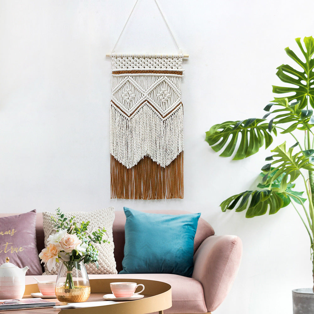 Macrame Wall Decoration with Creative Fringes | Kelmera