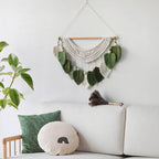 Macrame Wall Decoration with Leaf Design | Kelmera
