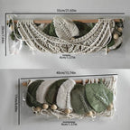 Macrame Wall Decoration with Leaf Design | Kelmera