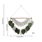 Macrame Wall Decoration with Leaf Design | Kelmera