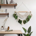 Macrame Wall Decoration with Leaf Design | Kelmera
