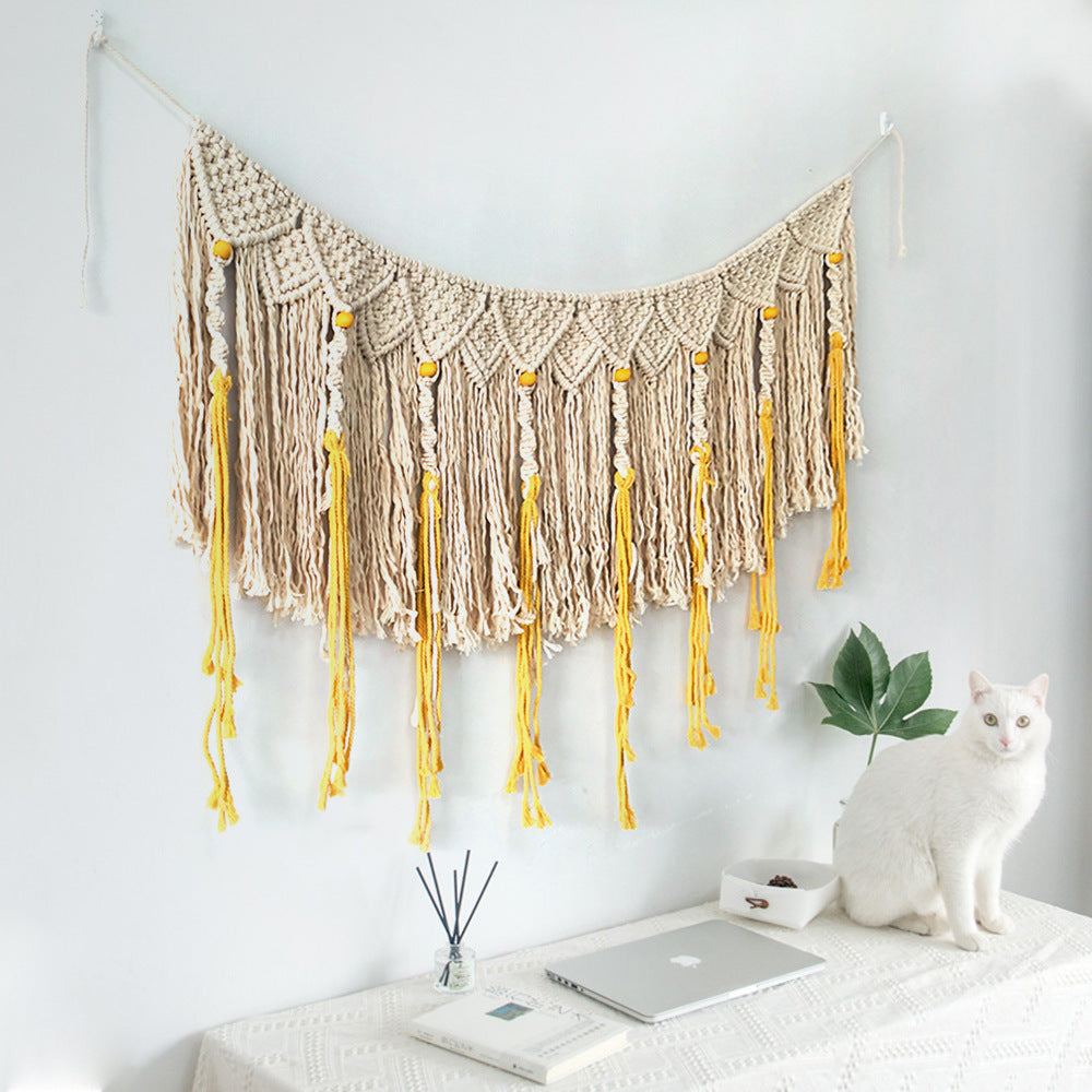 Macrame Wall Hanging 54 × 16 Inch | Kelmera