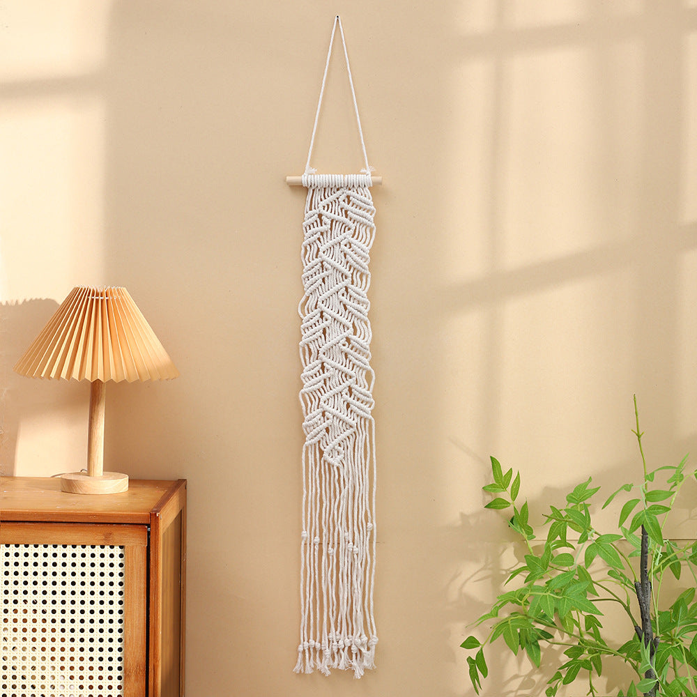 Macrame Wall Hanging Art Green Red | Kelmera