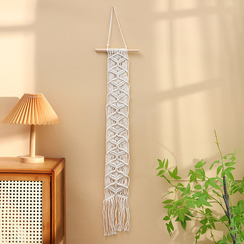 Macrame Wall Hanging Art Green Red | Kelmera