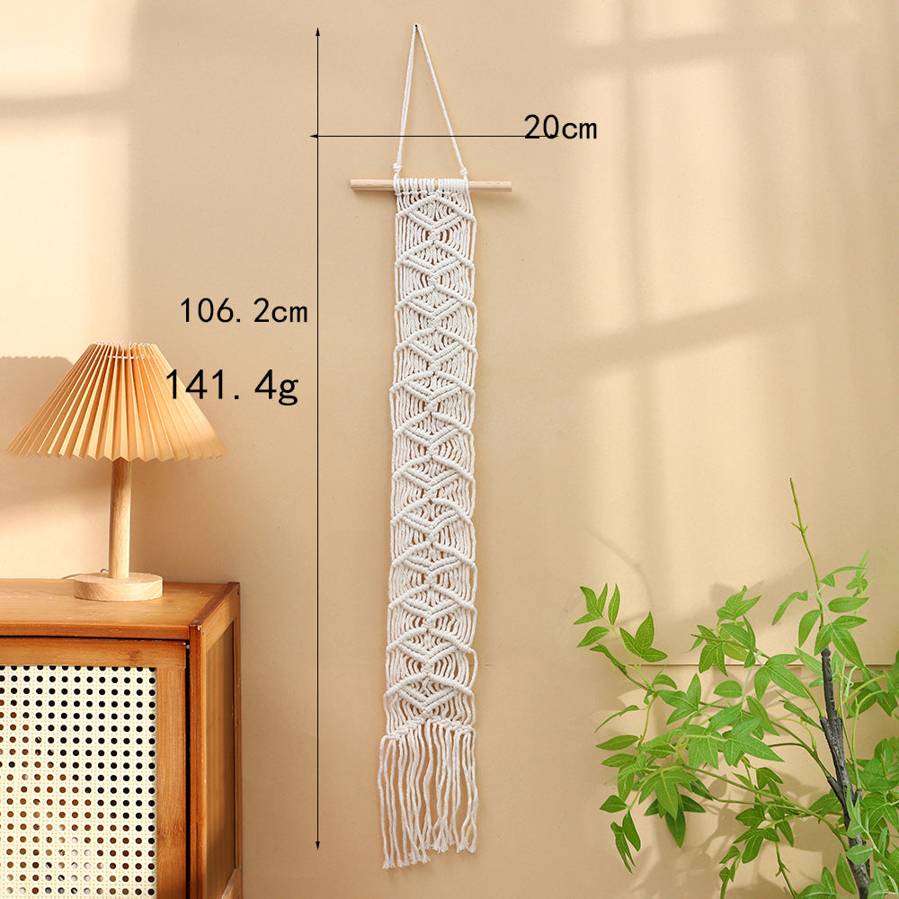 Macrame Wall Hanging Art Green Red | Kelmera
