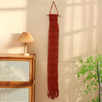 Macrame Wall Hanging Art Green Red | Kelmera