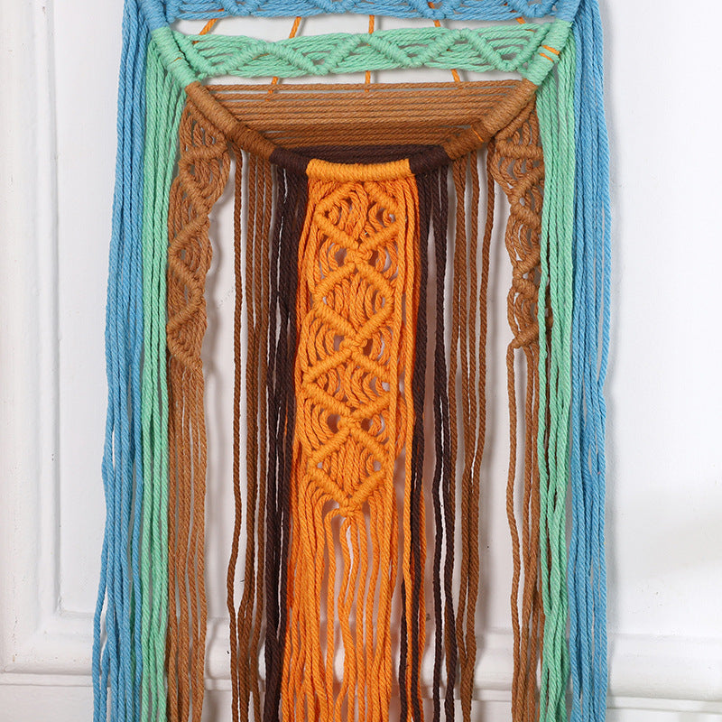 Macrame Wall Hanging Art Sunrise 30 Inch Sun | Kelmera