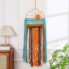 Macrame Wall Hanging Art Sunrise 30 Inch Sun | Kelmera