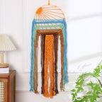 Macrame Wall Hanging Art Sunrise 30 Inch Sun | Kelmera